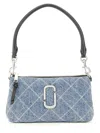 Marc Jacobs Pochette Snapshot In Quilted Denim In Blue