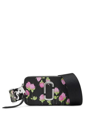 Marc Jacobs Snapshot Floral Leather Crossbody In Multi