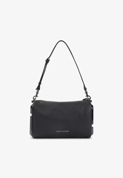 Marc Jacobs Snapshot Grained Leather Shoulder Bag In Orange