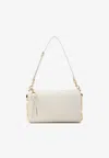 Marc Jacobs Leather Shoulder Bag Adjustable Detachable Strap In White