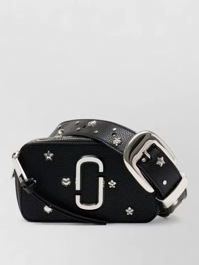 Marc Jacobs Snapshot Leather Belt Bag Crossbody Strap In Grey