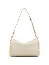 Marc Jacobs Leather Shoulder Bag Adjustable Detachable Strap In Neutral