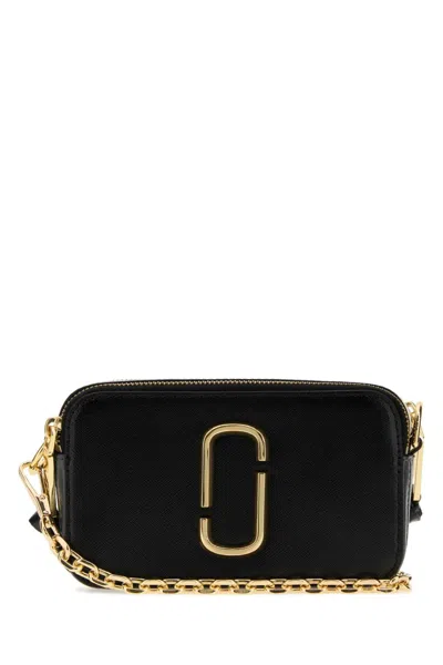 Marc Jacobs Multicolor Leather The Snapshot Crossbody Bag In Black
