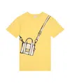 Marc Jacobs Snapshot-print Cotton Minidress In Yellow