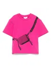 Marc Jacobs Kids' Snapshot-print T.shirt In Fuchsia