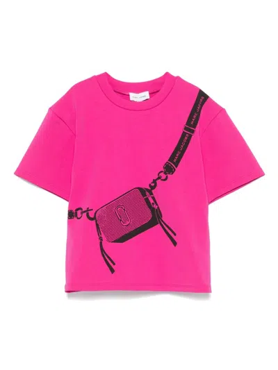 Marc Jacobs Snapshot-print T.shirt In Pink