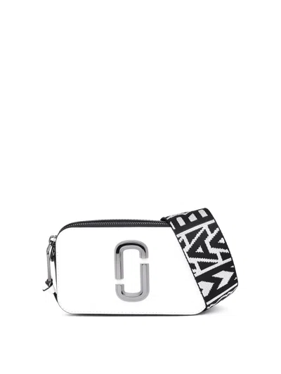 MARC JACOBS SNAPSHOT SHOULDER STRAP IN TWO-TONE LEATHER
