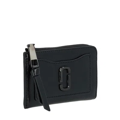 Marc Jacobs The Sim Bifold Leather Wallet In Black