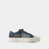 Marc Jacobs The Deconstructed Denim Sneakers In Blue