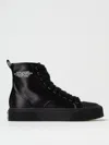 Marc Jacobs The Satin High Top Sneakers In Black