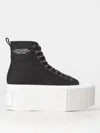 Marc Jacobs Black Canvas The High Top Platform Sneaker Sneakers In Schwarz