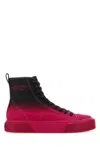 Marc Jacobs High-top Textured Sole Sneakers With Pull Tab In Multicoloured