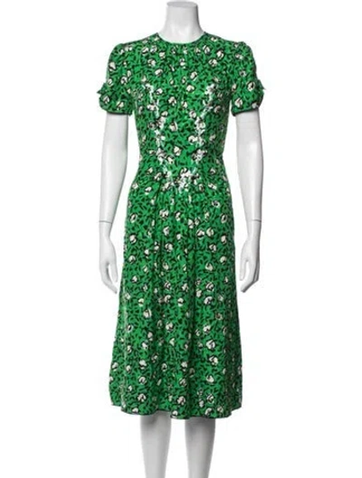 Pre-owned Marc Jacobs Sofia Loves The 40's Dress Mini Dress In Green