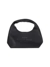Marc Jacobs Soft Hammered Leather Tote Bag With Tonal Logo In Black