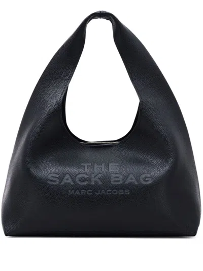MARC JACOBS MARC JACOBS SOFT TEXTURED LEATHER SLOUCHY BAG WITH ROUNDED HANDLE