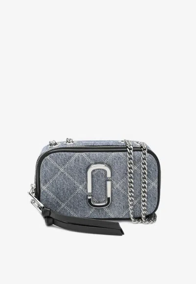 MARC JACOBS SOFTSHOT QUILTED DENIM CROSSBODY BAG
