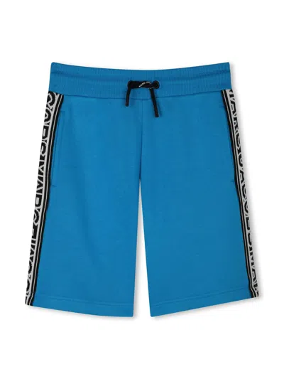 Marc Jacobs Sophisticated Drawstring Waistband Shorts In Blue