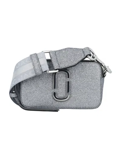 Marc Jacobs Sparkle And Shine With This Glittered Leather Belt Bag For Women In Gray