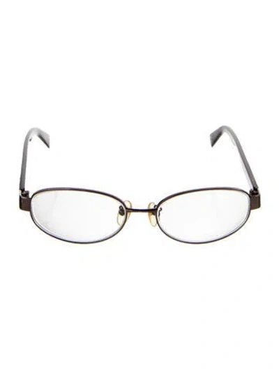 Pre-owned Marc Jacobs Square Eyeglasses In Black