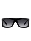 Marc Jacobs Square-frame Sunglasses In Black