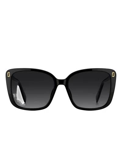 Marc Jacobs Square-frame Sunglasses In Black