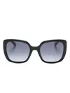 Marc Jacobs Square-frame Sunglasses In Black