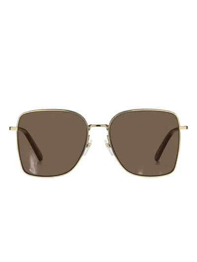 Marc Jacobs Square-frame Sunglasses In Gold