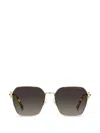 Marc Jacobs Square-frame Sunglasses In Gold
