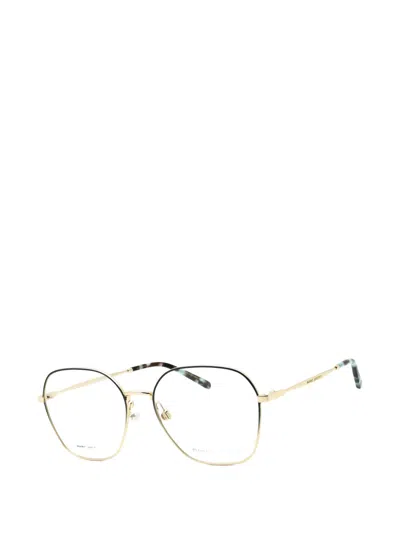 Marc Jacobs Square Full-rim Eyeglasses In Gold