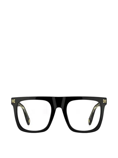 Marc Jacobs Square Full-rim Glasses In Black