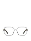 Marc Jacobs Square Glasses In Metallic