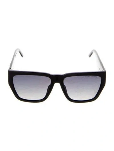 Pre-owned Marc Jacobs Square Gradient Sunglasses In Black