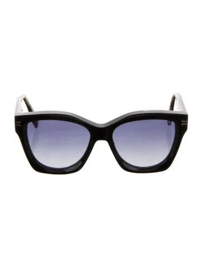 Pre-owned Marc Jacobs Square Gradient Sunglasses In Black