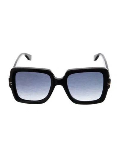 Pre-owned Marc Jacobs Square Gradient Sunglasses In Black