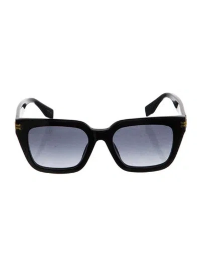 Pre-owned Marc Jacobs Square Gradient Sunglasses In Black