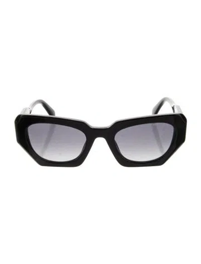 Pre-owned Marc Jacobs Square Gradient Sunglasses In Black