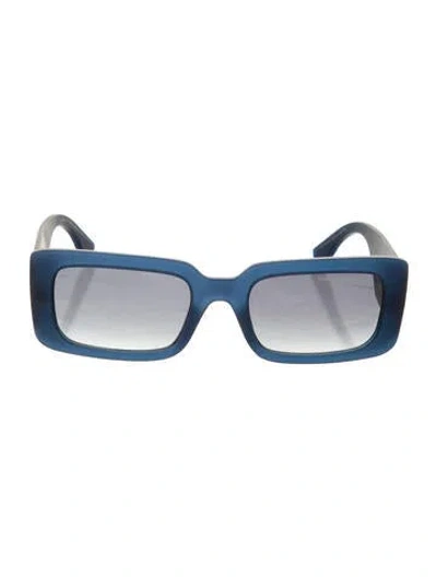 Pre-owned Marc Jacobs Square Gradient Sunglasses In Blue