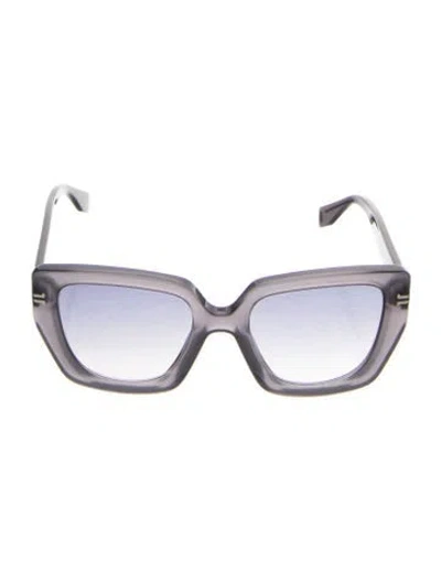 Pre-owned Marc Jacobs Square Gradient Sunglasses In Blue