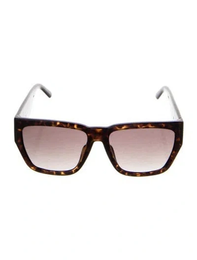 Pre-owned Marc Jacobs Square Gradient Sunglasses In Brown