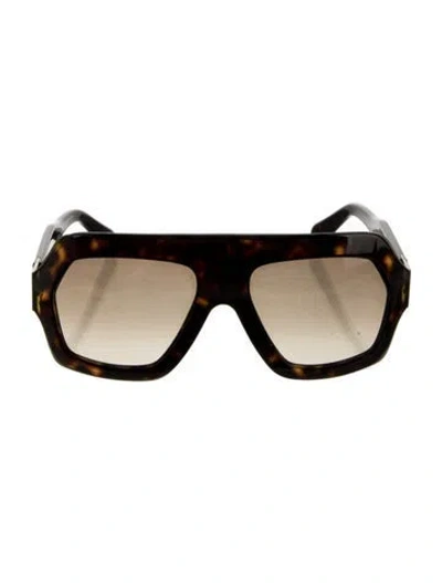 Pre-owned Marc Jacobs Square Gradient Sunglasses In Brown
