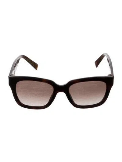 Pre-owned Marc Jacobs Square Gradient Sunglasses In Brown