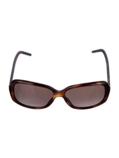 Pre-owned Marc Jacobs Square Gradient Sunglasses In Brown