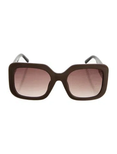Pre-owned Marc Jacobs Square Gradient Sunglasses In Gray