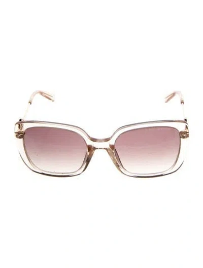Pre-owned Marc Jacobs Square Gradient Sunglasses In Neutral