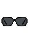 Marc Jacobs Square Sunglasses In ブラック