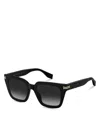 Marc Jacobs 52mm Gradient Square Sunglasses In Black