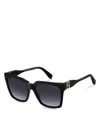 Marc Jacobs Acetate Square Sunglasses In Black