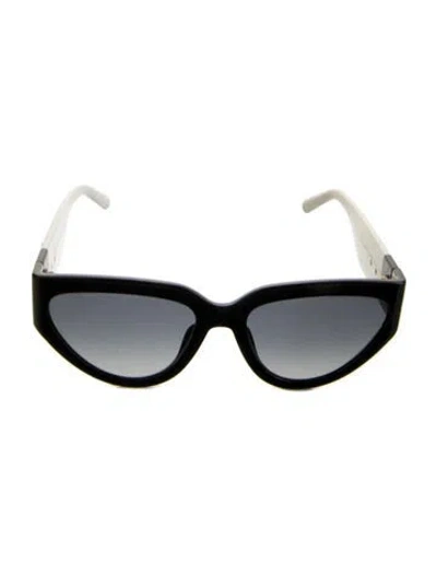 Pre-owned Marc Jacobs Square Tinted Sunglasses In Black