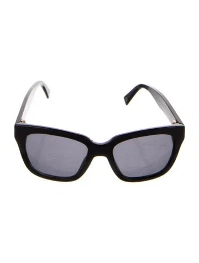 Pre-owned Marc Jacobs Square Tinted Sunglasses In Black