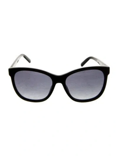 Pre-owned Marc Jacobs Square Tinted Sunglasses In Black
